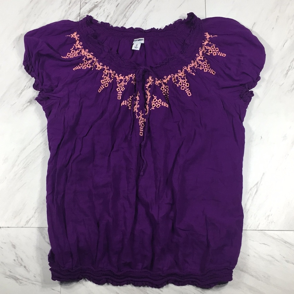 ⭐️ XL OLD NAVY PURPLE CASUAL BLOUSE